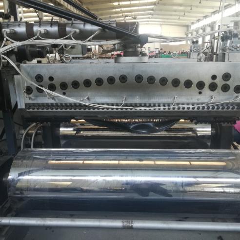 HDPE PP Single Layer Sheet And Electrothermal Fusion Tape Production Line