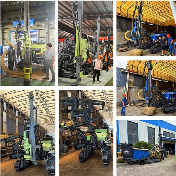 Impact Rotary Drill Rig Infrastructure Projects Construction Machine Mobile Drilling Rig