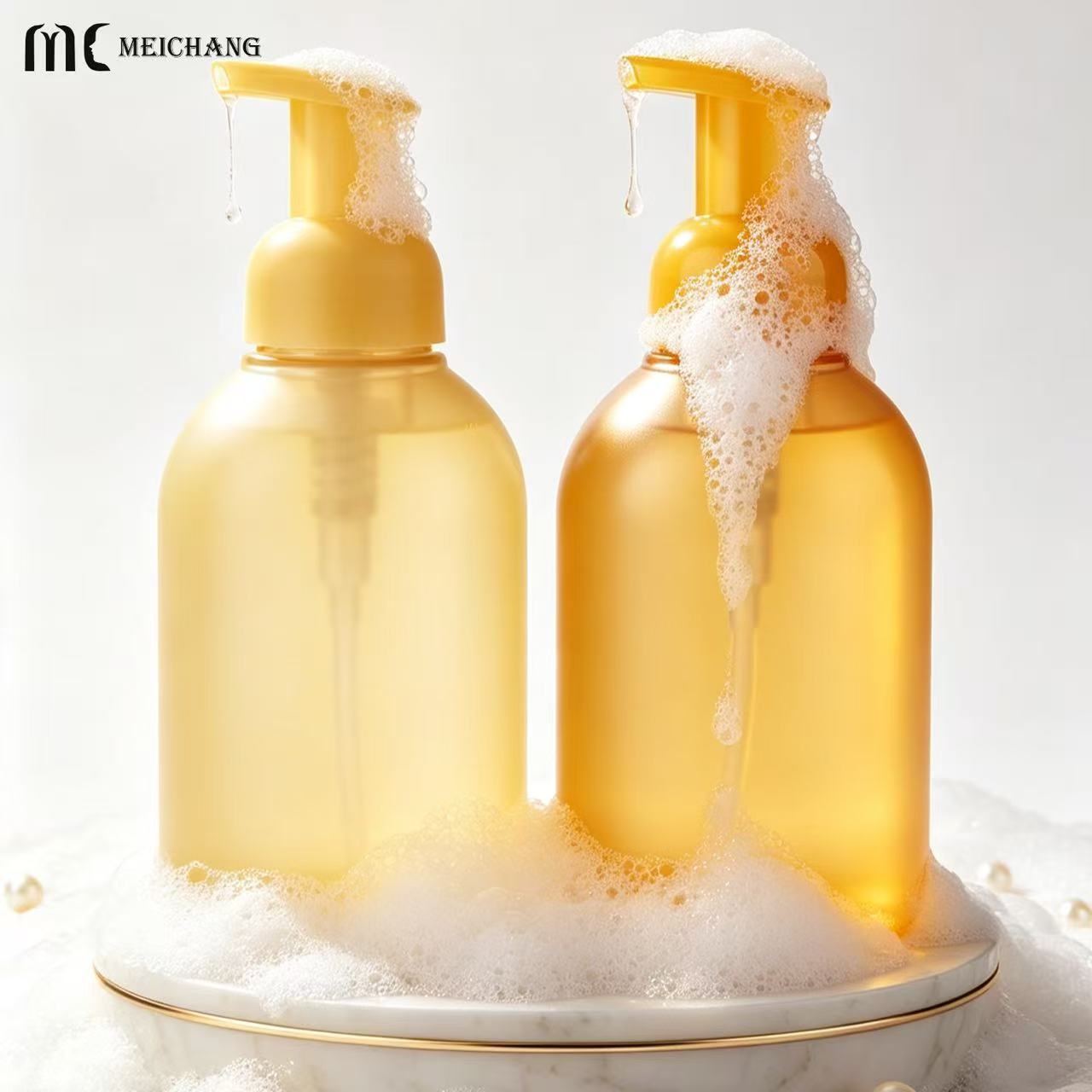 600ml PET Foaming Pump Bottle for Foaming Hand Soap Packaging(MC-1803)