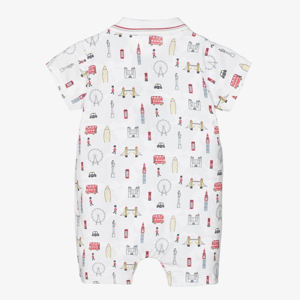Baby boys summer clothes 100% cotton Polo Collar Baby Romper custom bodysuits Printed Body Suit Baby clothes for Newborn