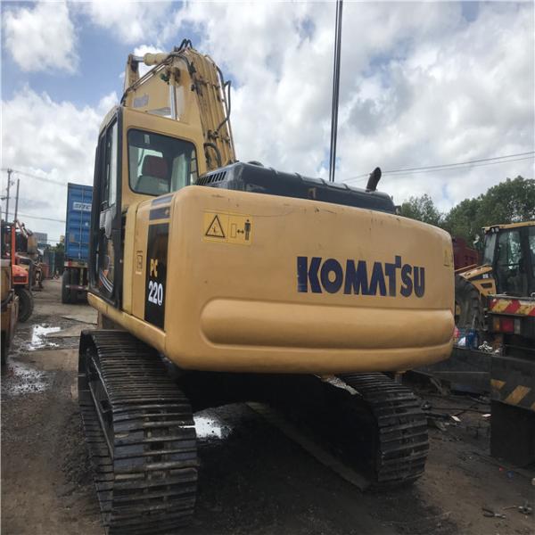 secondhand komatsu pc200-6/pc220-6 used chain excavator for sale/good condition excavator 20ton