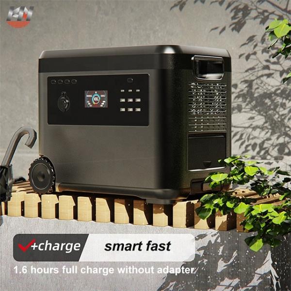2500 W Phone Charge Wireless Energy Storage Battery / Outdoor 3000W D5 2000W Portable 2000Wh Power Station with Solar Panel
