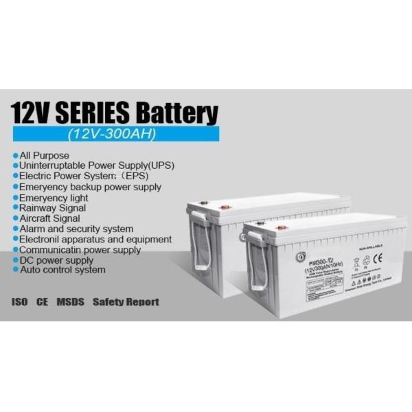 12 Volt 300AH Gel Solar Storage Batteries For Energy Storage System