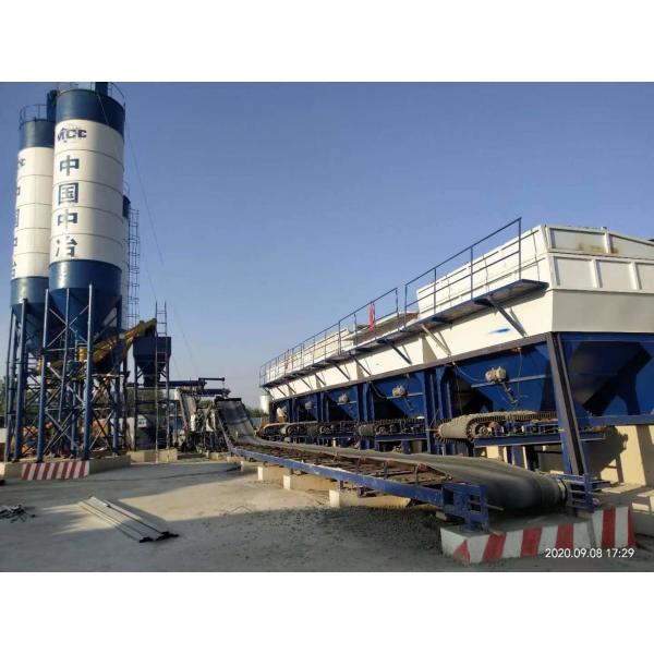 Belt Conveyor Stabilized Soil Mixing Plant Electric Power