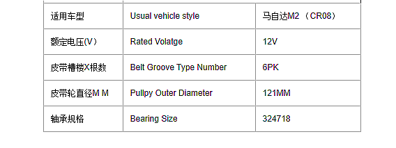 Auto Ac Magnetic Compressor Clutch for MAZDA M2 CR08 Auto Magnetic Compressor Clutch Coil Pulley 24v 12v Coil