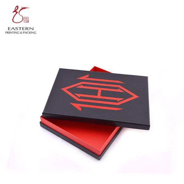 Glossy Lamination Cosmetic Packaging Boxes with Red Color and Customized Logo