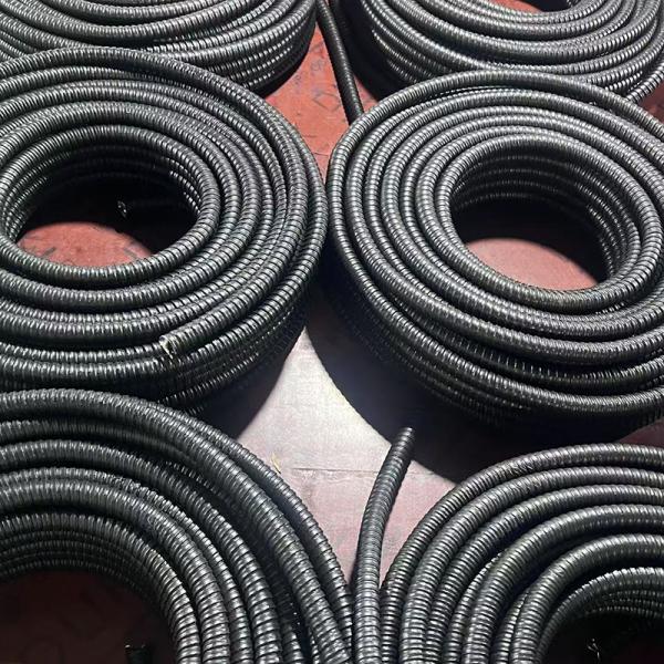 Wavy Shape Structure Plastic Coated Metal Hose for High Corrosion Resistance and Plastic Coating