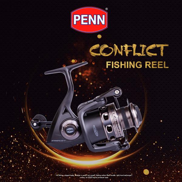 ISO Penn CONFLICT 6.2:1 Gear Ratio Drag 7kg Reel Fishing Spinning