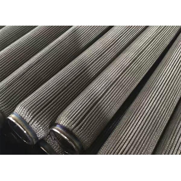 SS304 Cylinder Candle Filter Element Pleated Filter Element Nonwoven Fabrics