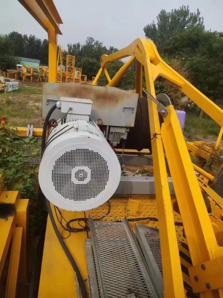 Poids de levage maximal 10 tonnes Jaune 18 tonnes de corps utilisés Yongmao 373 Tour à tête plate pour Sa