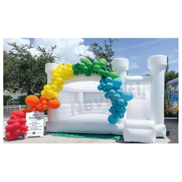 Customized Color PVC Bouncy Castle Inflatable Bouncing Castle With Slide for Children