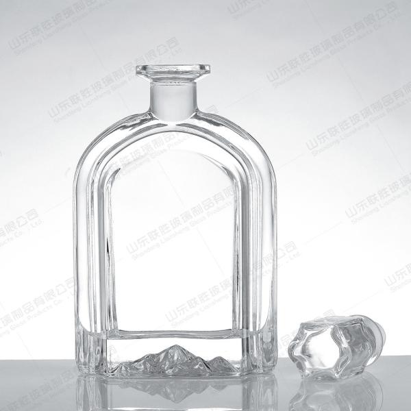 Customized Glass Wine Bottles With Hot Stamping Surface Handling