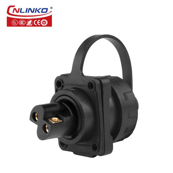 Cnlinko Connector 2 Pin Connector IP68 DC Plug 24V Led 2 Pin Waterproof Connector Plug Cable Socket