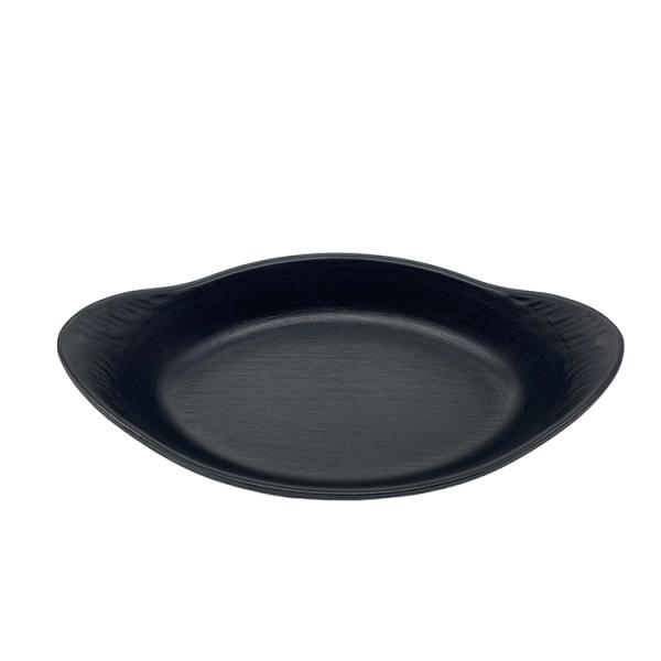Oval Melamine Salad Plate Smooth Melamine Restaurant Dinnerware Matte