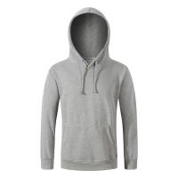 Deportes llanos 100% del algodón de encargo de gran tamaño del bordado de las sudaderas con capucha del jersey flojamente