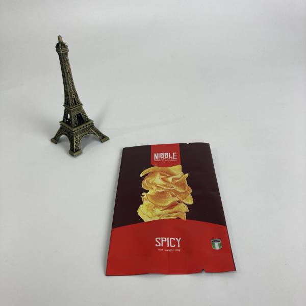 Zipper Top Small Size Back Seal Bags For Chips Mini Snacks Packing Pouch