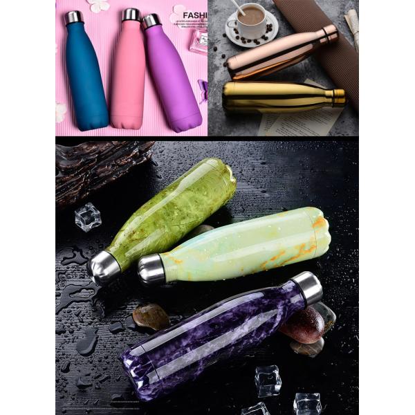 17OZ Cola Shaped Insulated Stainless Steel Water Bottle