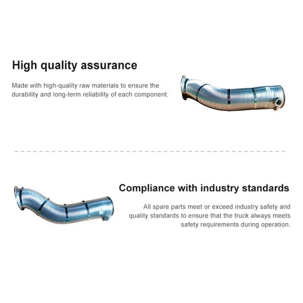Exhaust pipe assembly WG9525541228 for Sinotruk HOWO