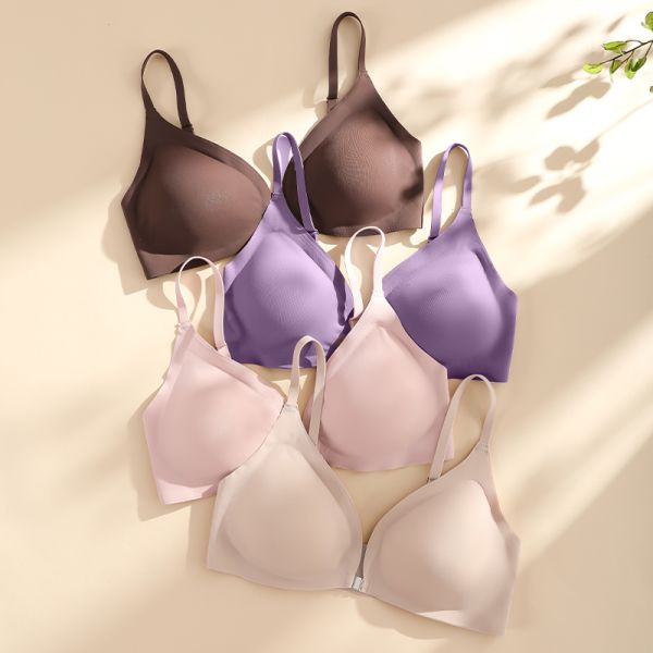 Women Sporty Seamless Bra Front Closure S-XL Wholesale High Quality Solid Bra for Women