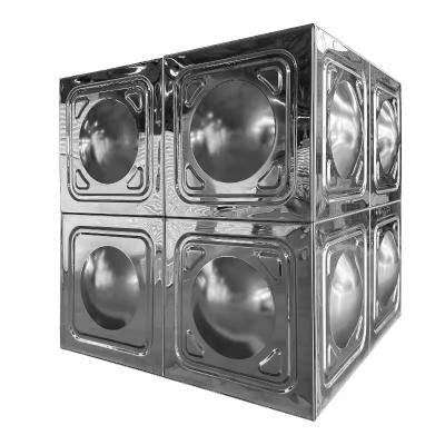 Tanque de água de aço inoxidável de soldadura quadrada Tanque de água de aço modular para água potável
