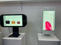 21.5/32/55/86 pouces boîte d'affichage LCD transparente avec boîtes d'hologrammes d'écran tactile interactif