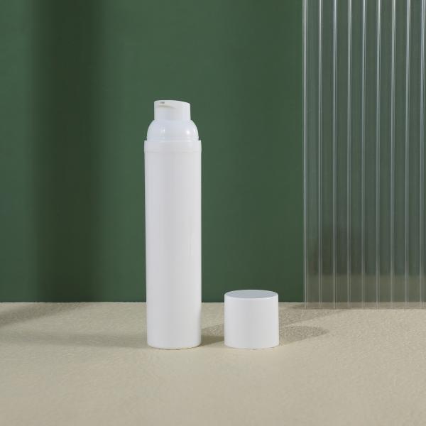 Customized Colors Skincare Airless Lotion Pump Bottle 1oz 2oz 3oz 4oz 5oz 8oz Matte White Airless Frosted for Serum Cream