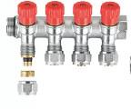 No Leakages Brass Hose Faucet Manifold 16 Bar 232 Psi Corrosion resistant