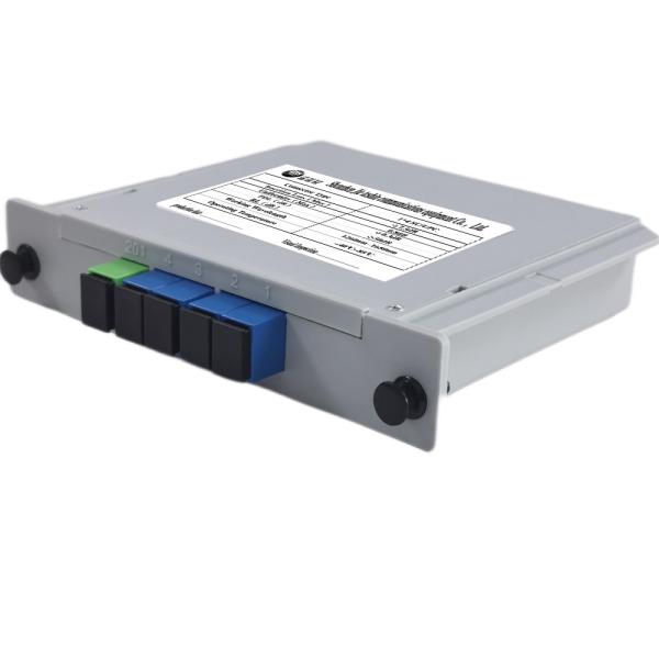 FTTH China SM 0.9MM 1x4 SC UPC PLC Fiber Splitter High Return Loss