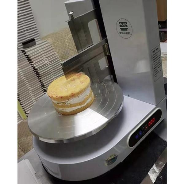 Industrial Electric Automatic Cake Icing Decorating Machine Butter Cake Cream Spreading Machine
