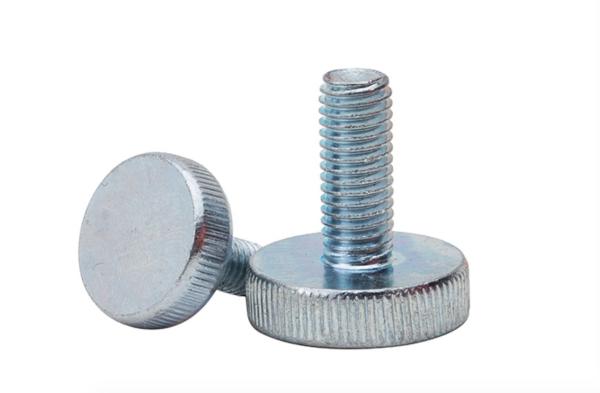 Zinc Plated Steel DIN653 Knurled-Head Thumb Screws Knurled-Head Adjustment Screws