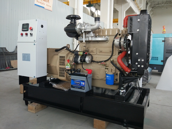 In Line Four Cylinder 3 Phase Diesel Generator Set 35kw 44kva Prime Power