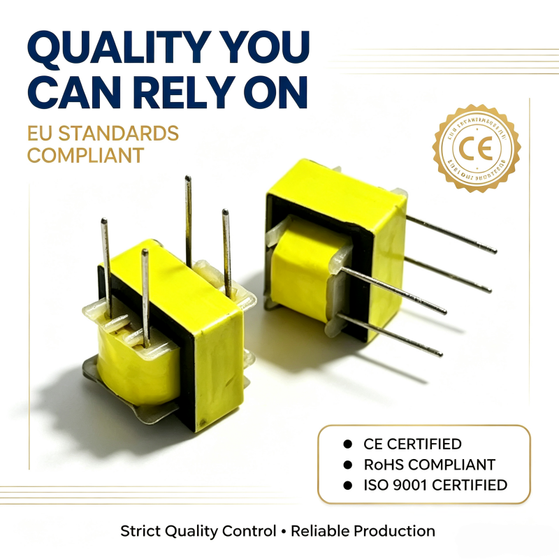 EI14 600:600 Audio Isolation Transformer with Permalloy Core for PCB Mount Signal Coupling