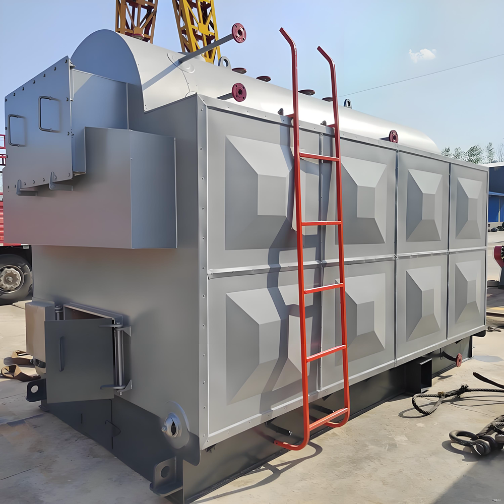 Industrial Biomass Horizontal Fire Tube Water Tube Steam Boiler 2T High Pressure