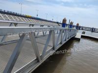 Marine Floating Dock Aluminum Gangways WPC/plataforma plástica/de madeira