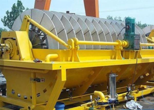 Round Ceramic Vacuum Disc Filter 5Kw Combined Water Washing System