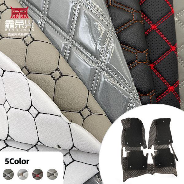 6.0mm Polyurethane Foam PVC Leather for Car Seat Covers