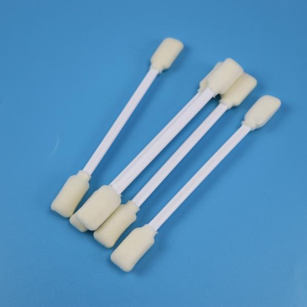 Lint Free Double Rectangle Head Cleanroom Foam Swab For Printer Cleaning