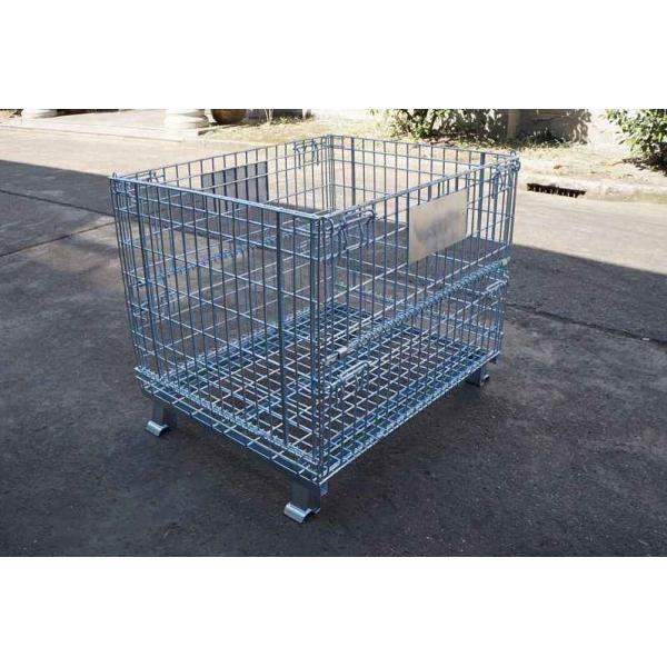 CE Jracking 1500kg Galvanized Steel Mesh Storage Cages