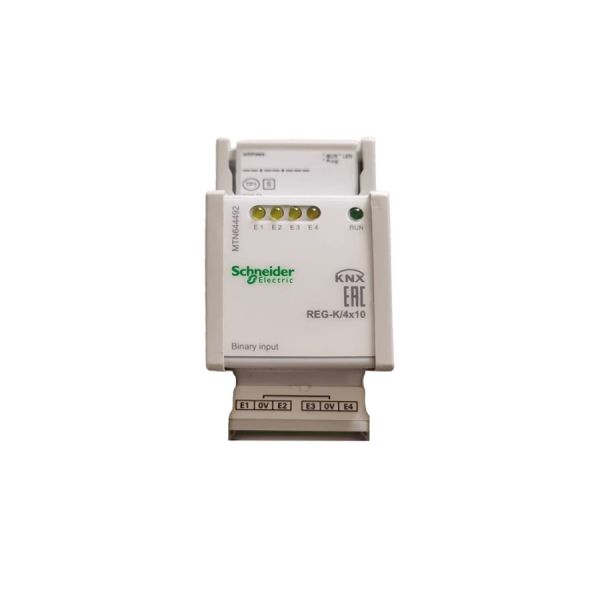 Schneide SpaceLogic KNX Binary Input Module 4 Input Channels DIN Rail Mounting