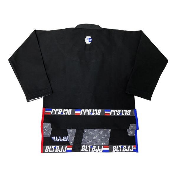 OEM ODM BJJ Gi Uniform with 380 GSM Pearl Weave Jacket and 280 GSM Twill Pants Featuring Triple Stitching