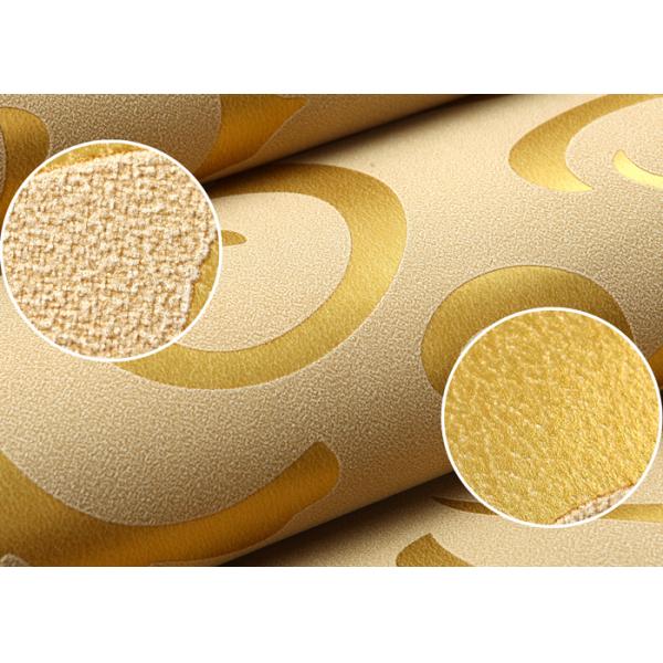 Fireproof Non Woven European Style Wallpaper Strippable With Flower Pattern , Non - Pasted