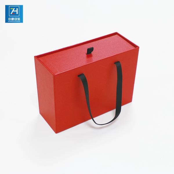CMYK Printing Debossing Red Spot UV Cardboard Drawer Boxes