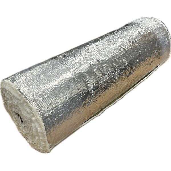 Fireproof Fiberglass Core 3mm 6mm Foil Facing Flexible Reflective Foil Insulation For Metal Building