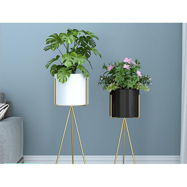 Nordic Round 30cm Diameter Metal Flower Stand