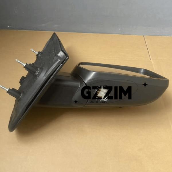 Ford F150 2011-2015 Side Mirror with LED Light Black ABS Plastic