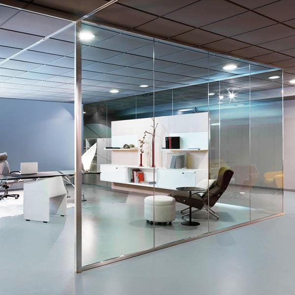 Slim Frame Glass Partition Wall with 10 Years Warranty and Working Temp -20 to +60