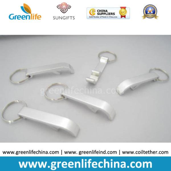 Fashionable Silver Forested Surface Fish Bone Aluminum Material Beer Hot Bottle Opener