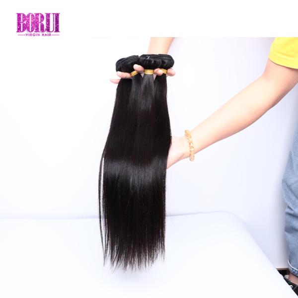 Soft 100G Straight Virgin Peruvian Human Hair Bundles
