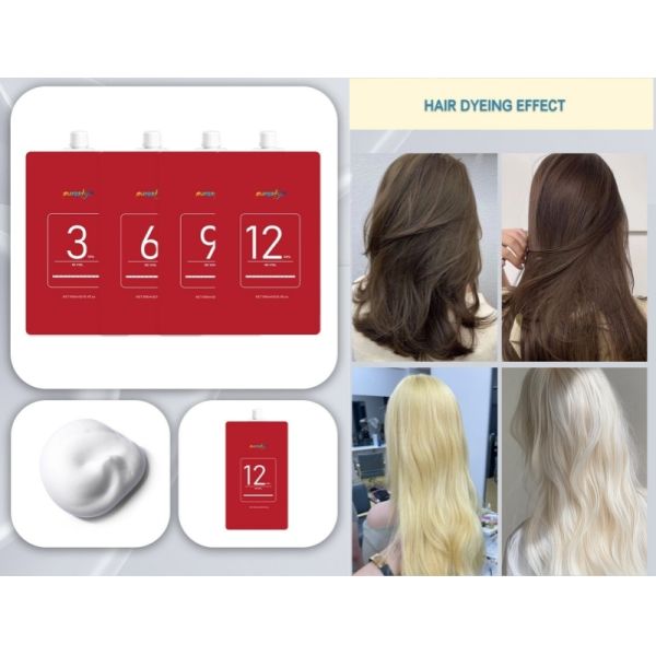 Hair Dye Factory OEM Natural Herbal Hair Color Developer Gentle Oxidant Cream Non-Chemical Dye for Home & Salon