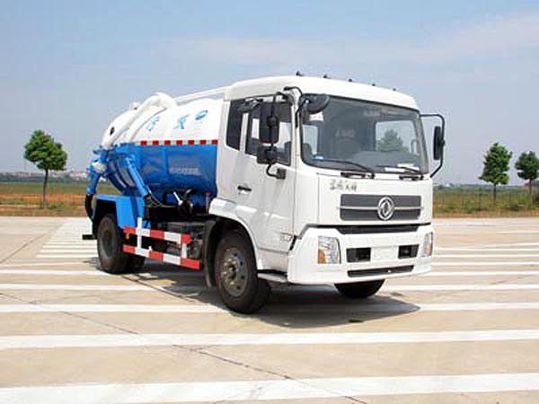 Dongfeng Suction Sewage Truck/ 4X2 chassis/ 10 cubic meter tank volume/180hp